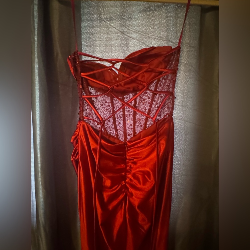 Red Prom Dress - Picture 3 of 5